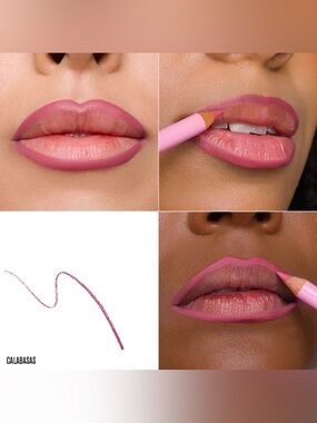 Jeffree Star Calabasas Velour Lip Liner- rosy pink, creamy, satin finish, vegan